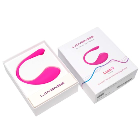 Lovense lush 3 - nabíjecí smart vibrační vajíčko (růžové)