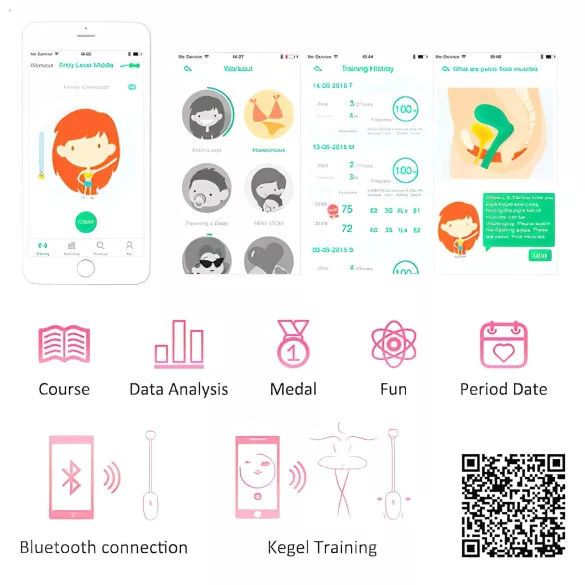 Magic Motion - vibrační venušiny kuličky - růžové