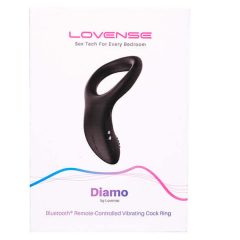   LOVENSE Diamo - chytrý dobíjecí vibrační kroužek na penis (černý)