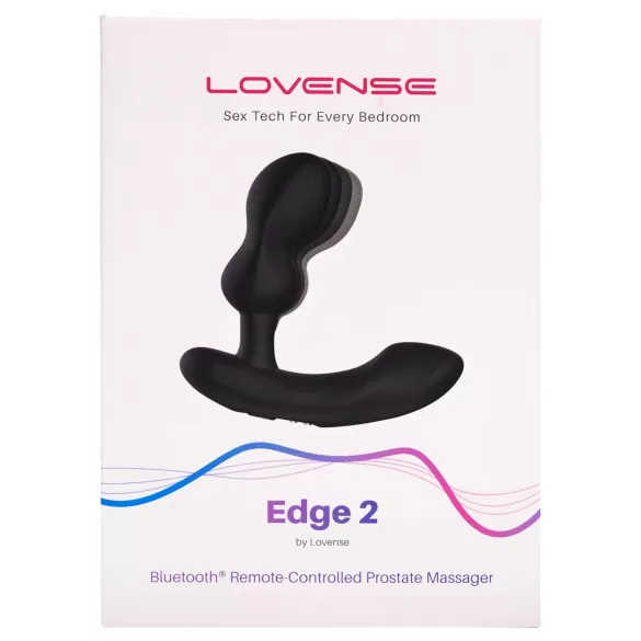 Lovense Edge 2 - chytrý vibrátor na prostatu - černý