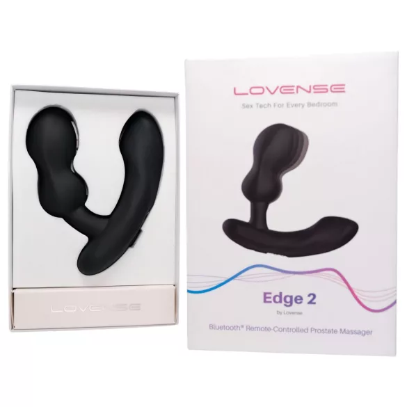 Lovense Edge 2 - chytrý vibrátor na prostatu - černý