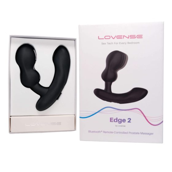 LOVENSE Edge 2 - inteligentní, nabíjecí vibrátor na prostatu (černý)