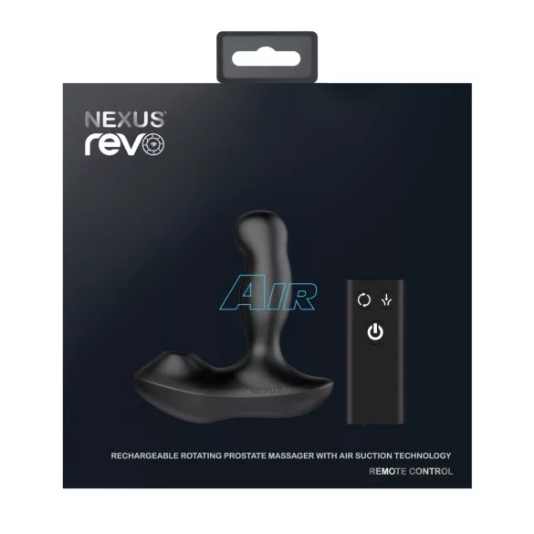 Nexus Revo Air - rotační anální vibrátor na prostatu - černý