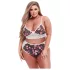 Baci - plus size podprsenka set - květinová krajka