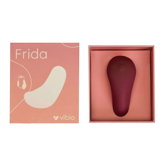 Vibio Frida - chytrý dobíjecí vibrátor na klitoris (červený)