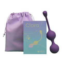   Vibio Clara - chytrá, dobíjecí, vibrační gekončí koule (fialová)