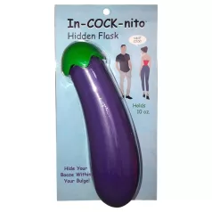 In-cock-nito - láhev na vodu ve tvaru lilku - fialová