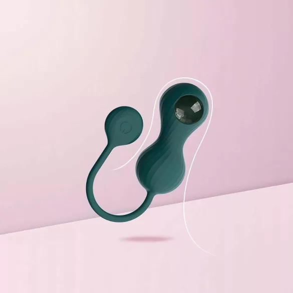 Magic Motion Crystal Duo - chytré venušiny kuličky - sada - zelená