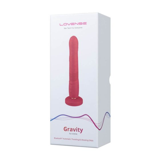 LOVENSE Gravity - dobíjecí, pedálový, tahový vibrátor (červený)