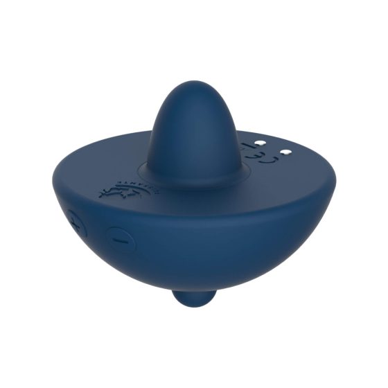 Puissante Toupie - vodotěsný vibrátor na klitoris na baterie (modrý)