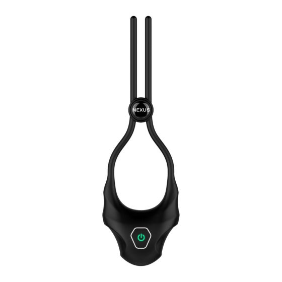 Nexus Forge - nastavitelný vibrační kroužek na penis na baterie (černý)