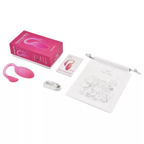 Magic Motion Flamingo Max - chytré vibrační vajíčko (růžové)