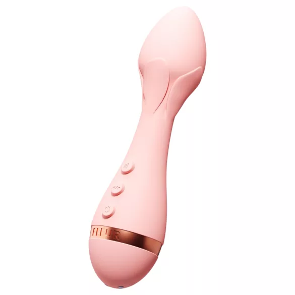 Vush Fleur - akumulátorový, vodotěsný masážní vibrátor (růžový)