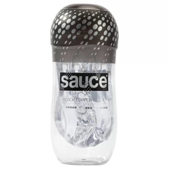 Sauce - kompakt masturbátor - průhledný