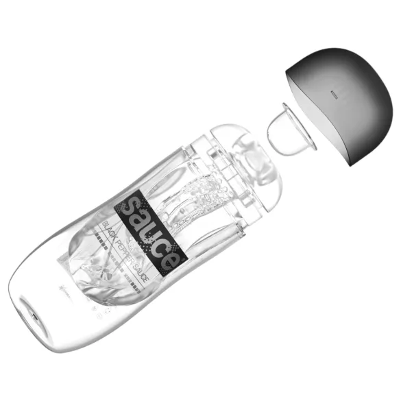Sauce - kompakt masturbátor - průhledný