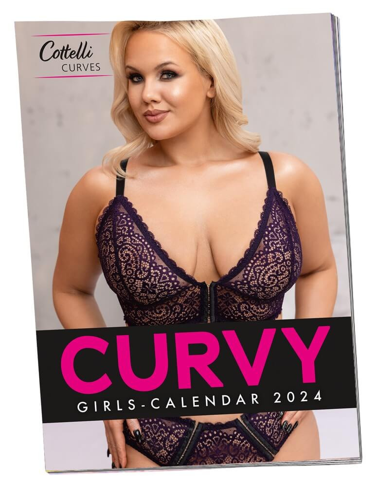 Levně Curvy Girls - plus size erotický kalendář - 2024 (10ks)