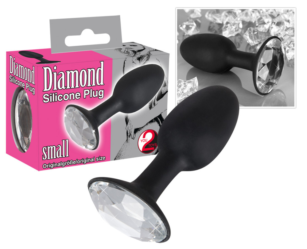 Levně You2Toys Diamond Silicone Plug small - anální kolík silikonový malý