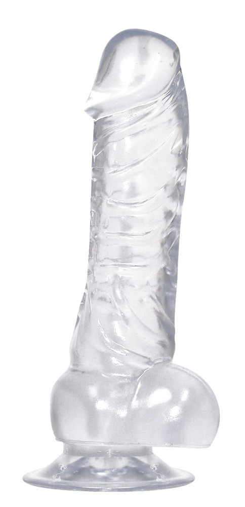 Levně You2Toys Crystal Clear Dong with Suction base - gelové realistické dildo