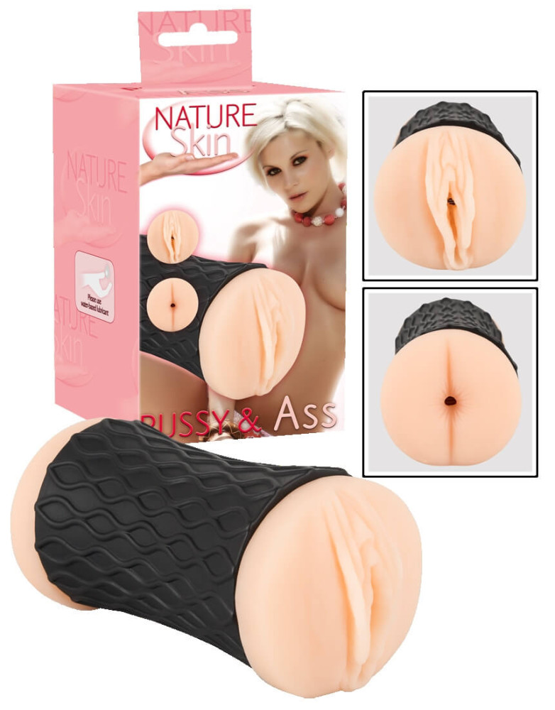 Levně You2Toys Nature Skin - oboustranný masturbátor Pussy &amp; Ass
