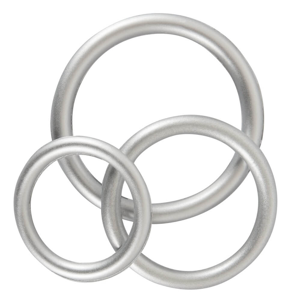 Levně You2Toys Metallic - sada silikonových kroužků na penis (3ks)