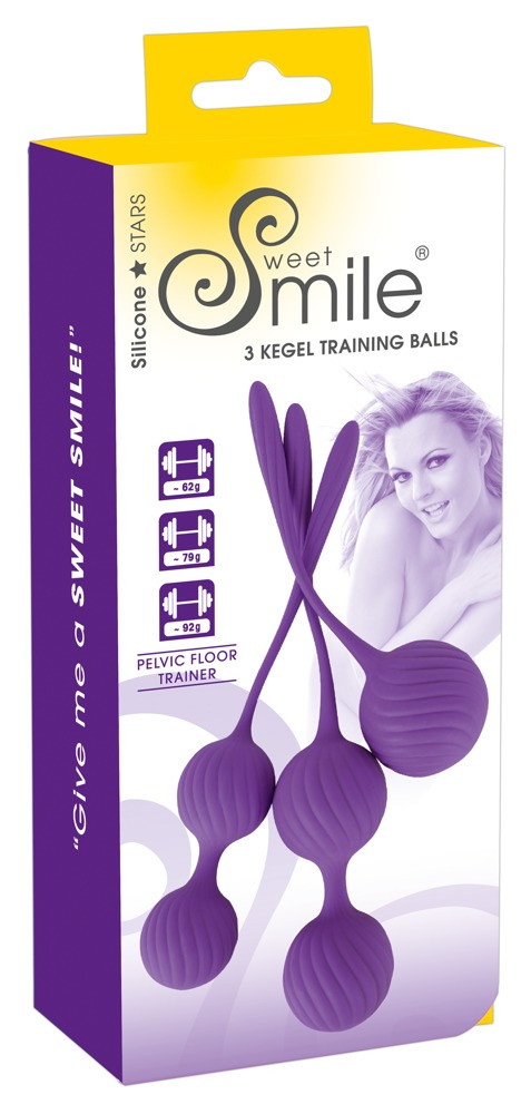 Levně SMILE 3 Skittles - sada gejzírových kuliček - fialová (3 kusy)