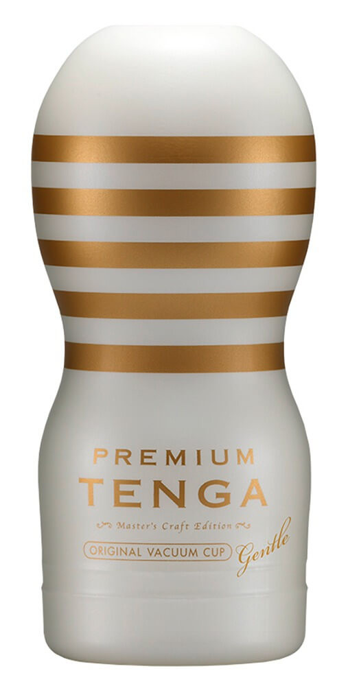 Levně TENGA Premium Gentle - jednorázový masturbátor (bílý)