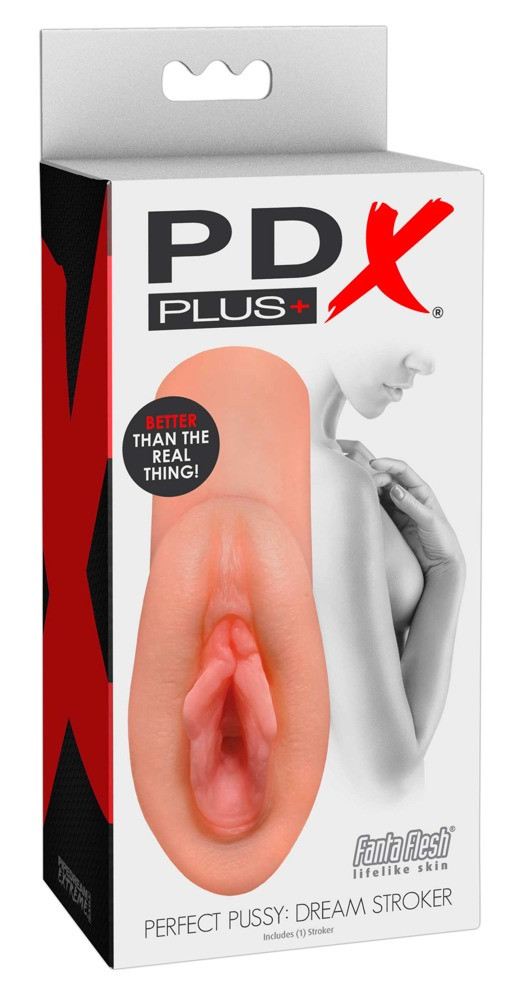 Levně PDX Dream - realistický masturbátor s falešnou kundičkou (přírodní)