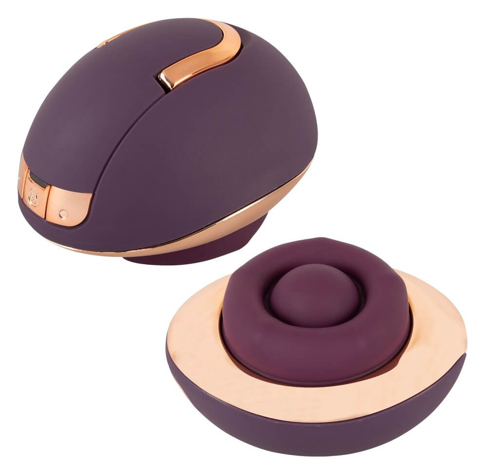 Levně Belou - bezdrátový rotační masážní přístroj na vulvu (fialový)