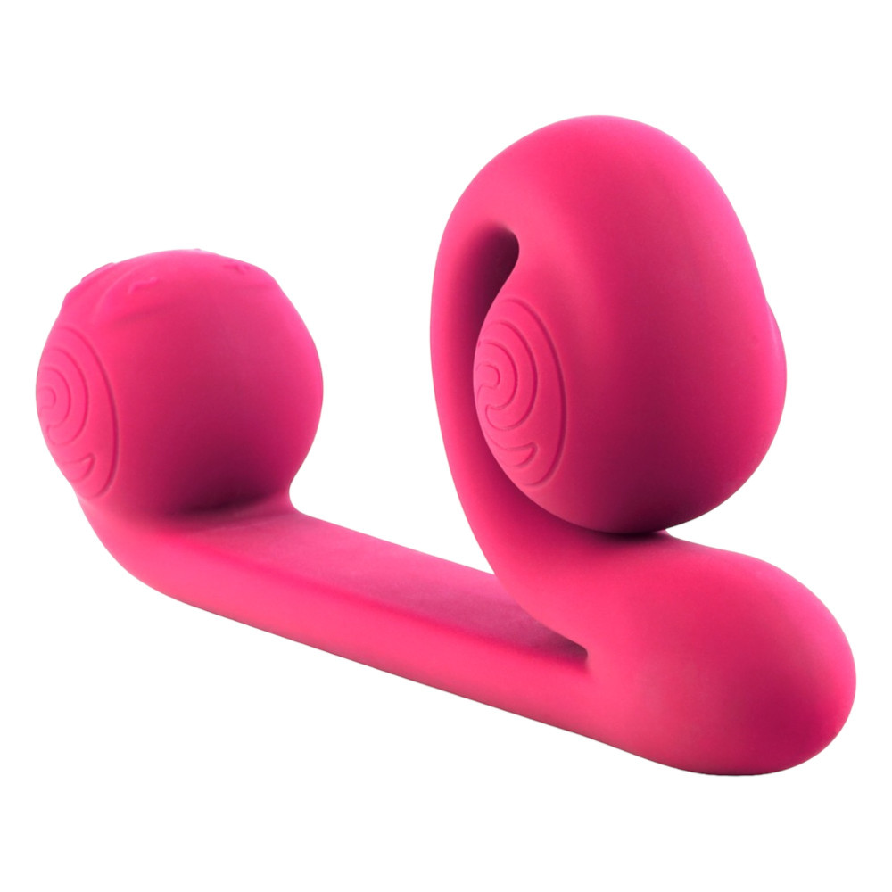 Snail Vibe Duo - dobíjecí stimulační vibrátor 3v1 (růžový)