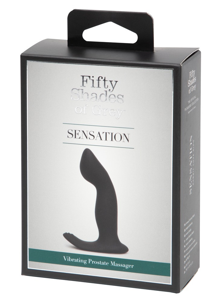 Levně Padesát odstínů šedi - dobíjecí vibrátor na prostatu Sensation (černý)