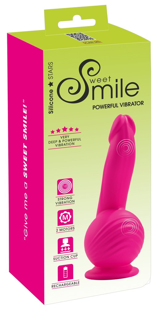 Levně SMILE Powerful - dobíjecí vibrátor se 2 motory (růžový)