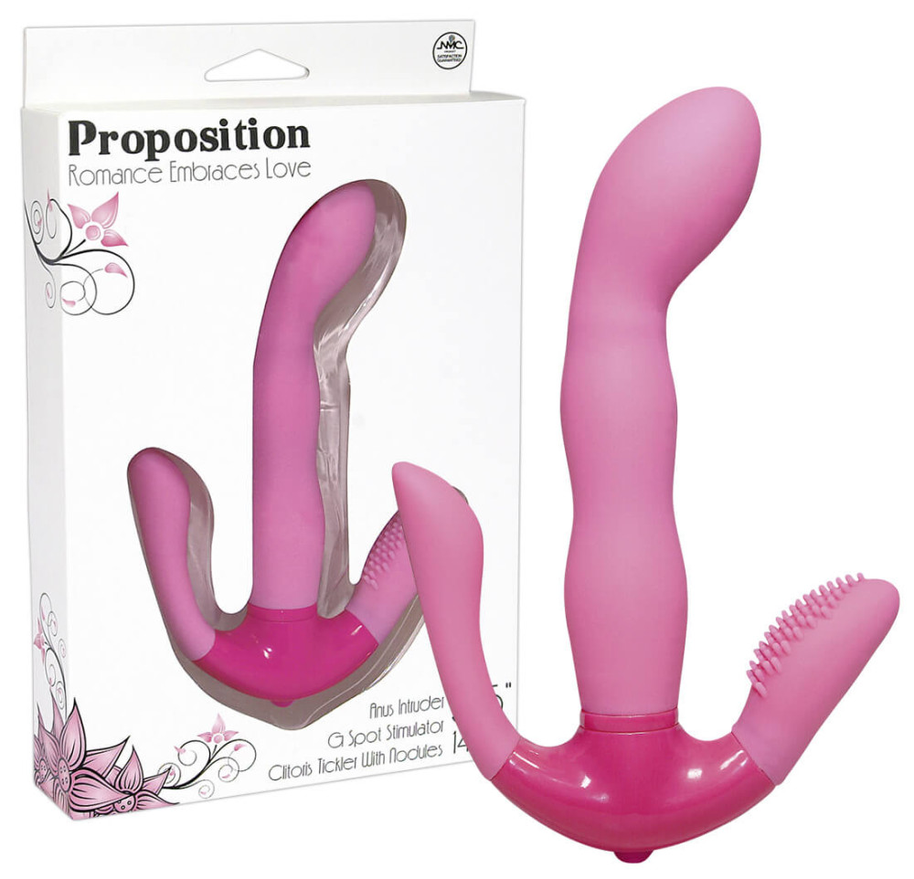 Levně NMC Proposition - vibrátor s rameny na klitoris a anus