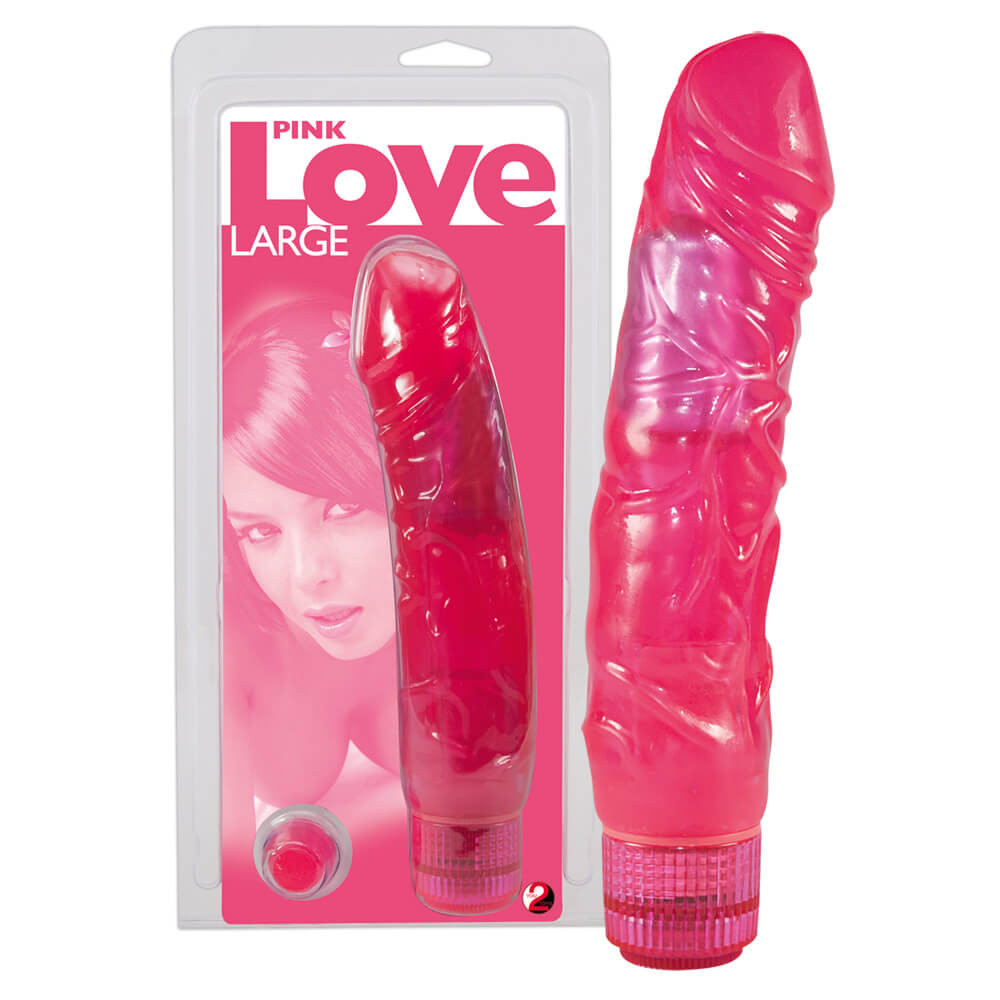 Levně You2Toys Pink Love Large - realistický vibrátor (22 cm)