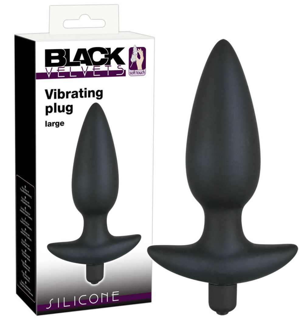 Levně You2Toys Black Velvets Large - vibrační anální kolík