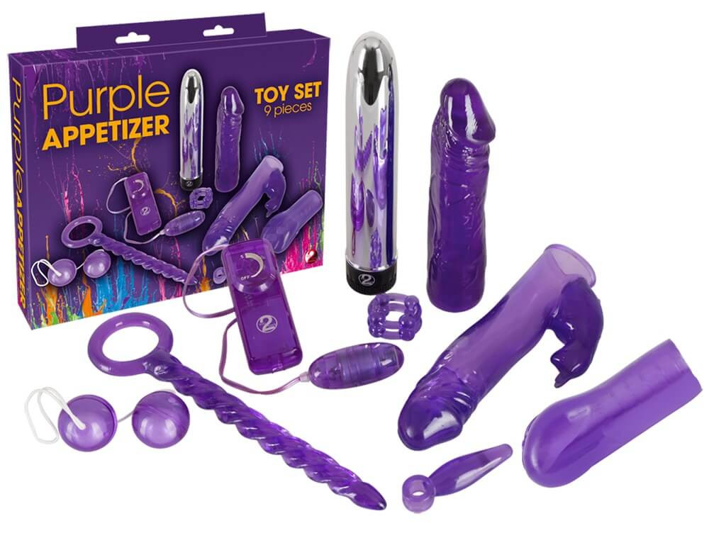 Levně You2Toys Purple Appetizer - erotická souprava pomůcek (9 dílná)