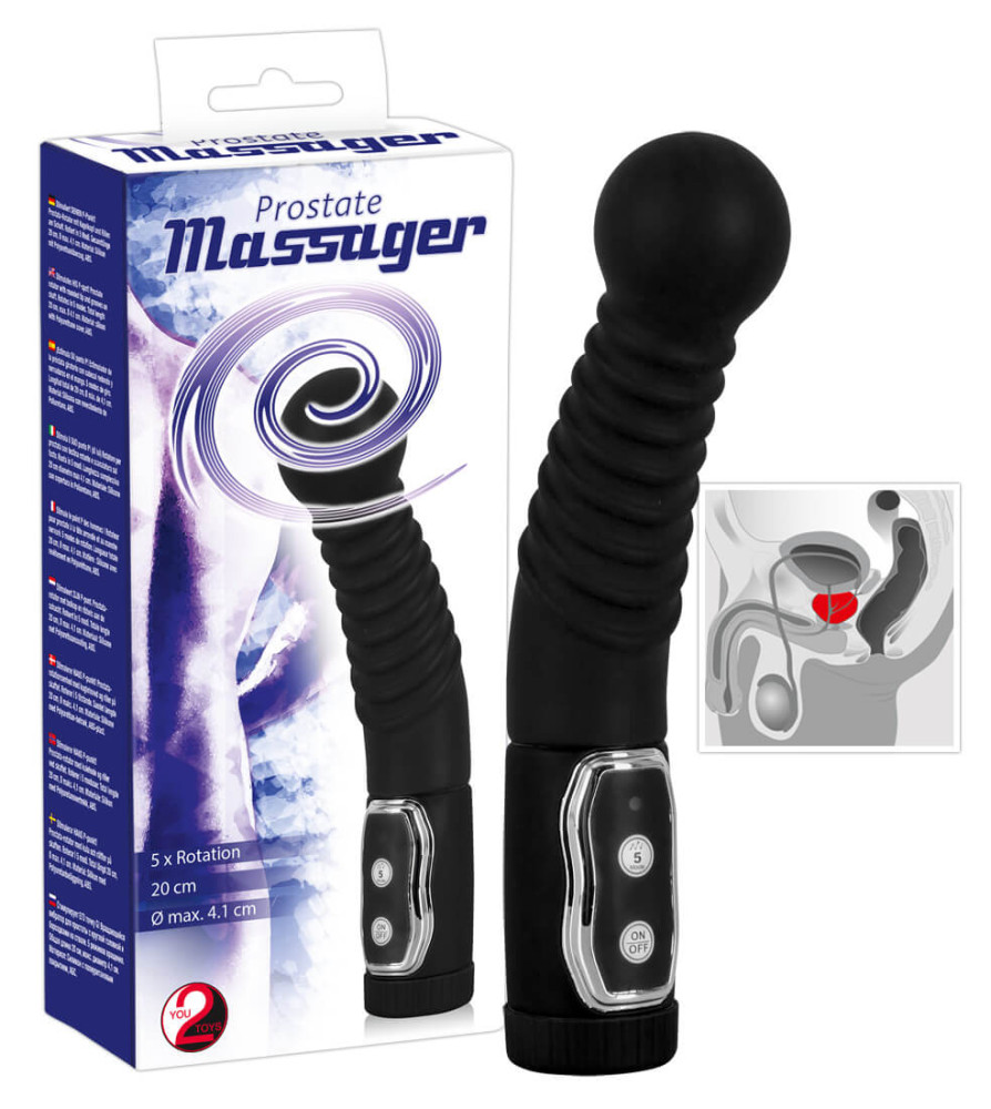 Levně You2Toys Prostate Massager - otáčivý vibrátor na masáž prostaty
