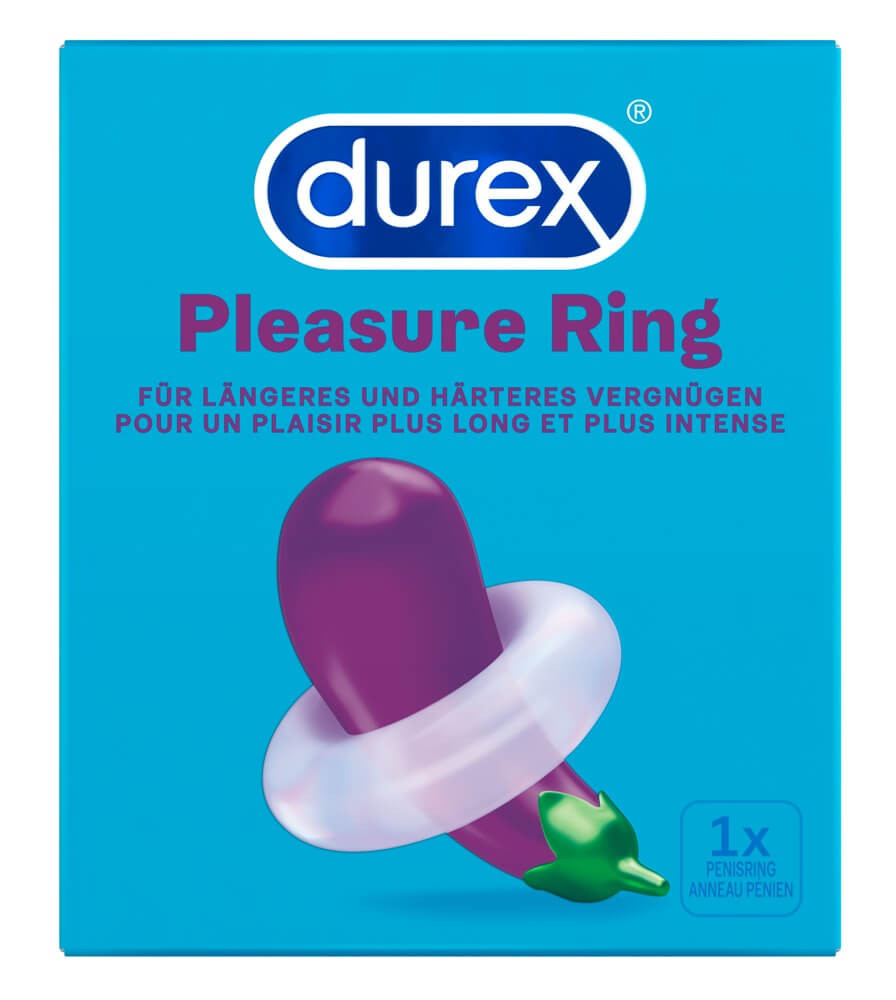 Levně Durex Pleasure Ring - kroužek na penis (průhledný)