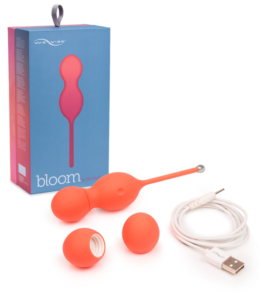 Levně We-Vibe Bloom - Gekončí míč na baterie s vyměnitelným závažím (oranžový)