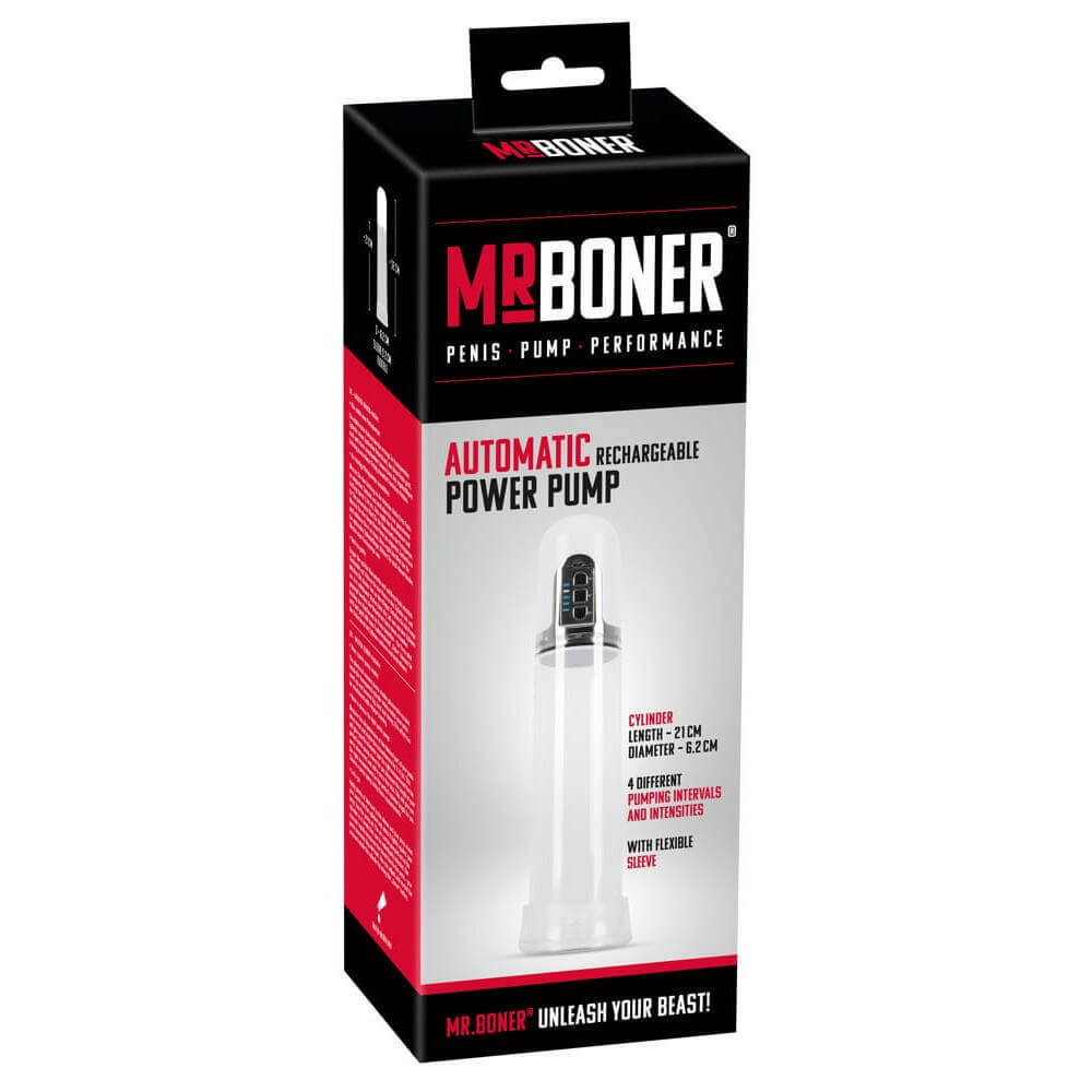 Levně Mister Boner Automatic - nabíjecí pumpa na penis