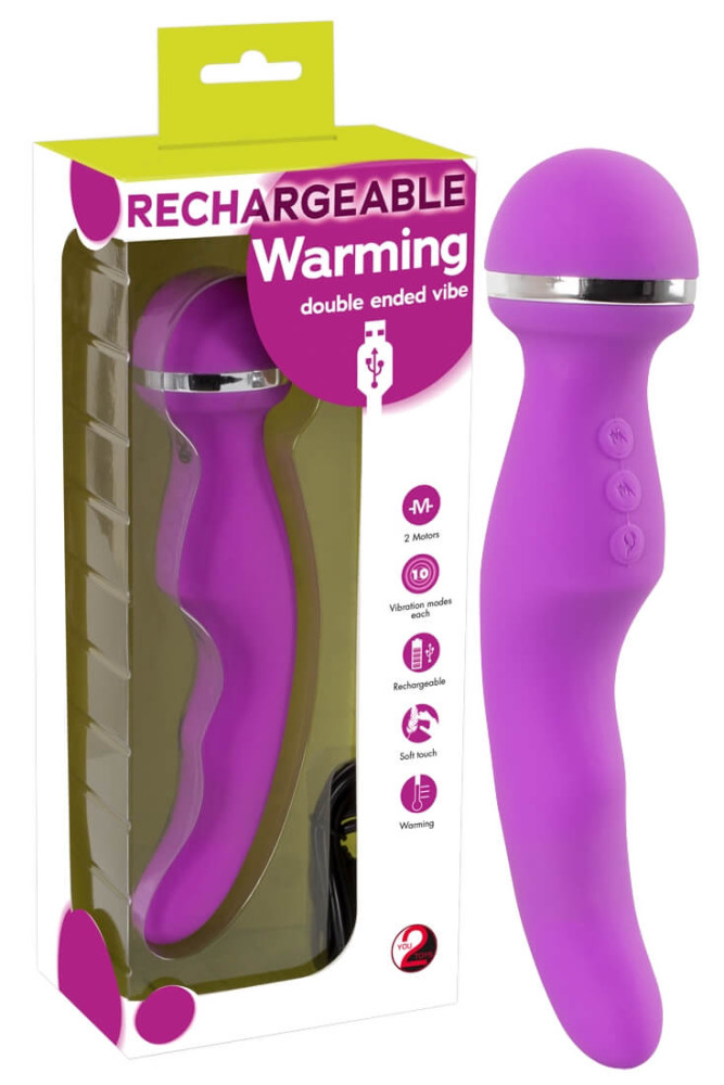 Levně You2Toys - Warming - nabíjecí, vyhřívací masážní vibrátor (růžový)