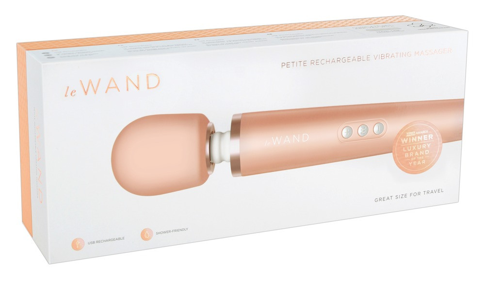 Le Wand Petite - Exclusive Cordless Massage Vibrator (Rose-Gold)