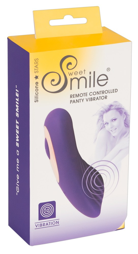 Levně SMILE Panty - dobíjecí radiový vibrátor na klitoris (fialový)