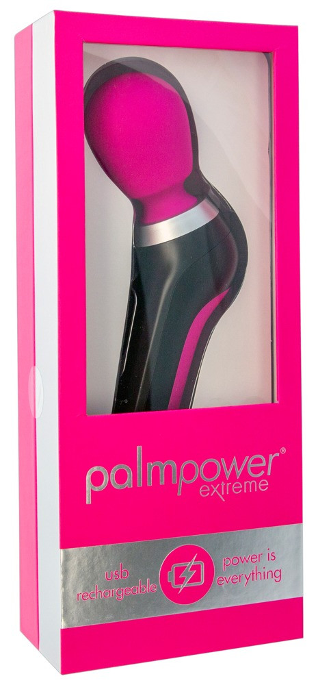Levně PalmPower Extreme Wand - dobíjecí masážní vibrátor (růžovo-černý)