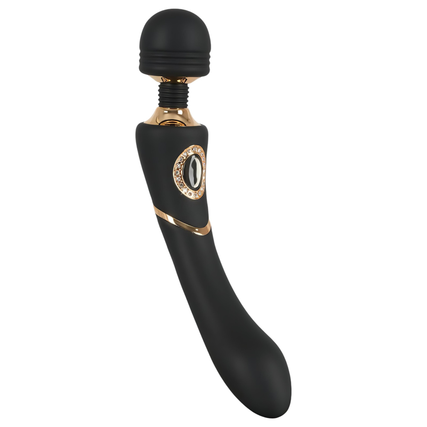 Levně Cleopatra Wand Massager - vodotěsný, nabíjecí masážní vibrátor (černý)