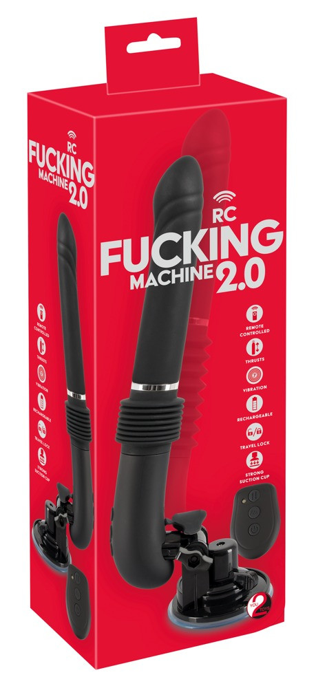 Levně You2Toys RC Fucking Machine 2.0 - dobíjecí tlačný vibrátor (černý)