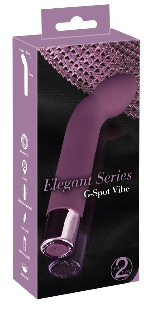 Levně You2Toys Elegant G-spot - nabíjecí, vodotěsný vibrátor na bod G (fialový)