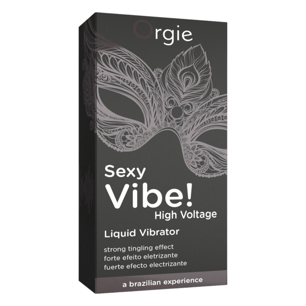 Levně Orgie Sexy Vibe High Voltage - intenzivní stimulační tekutý vibrátor pro ženy a muže (15ml)