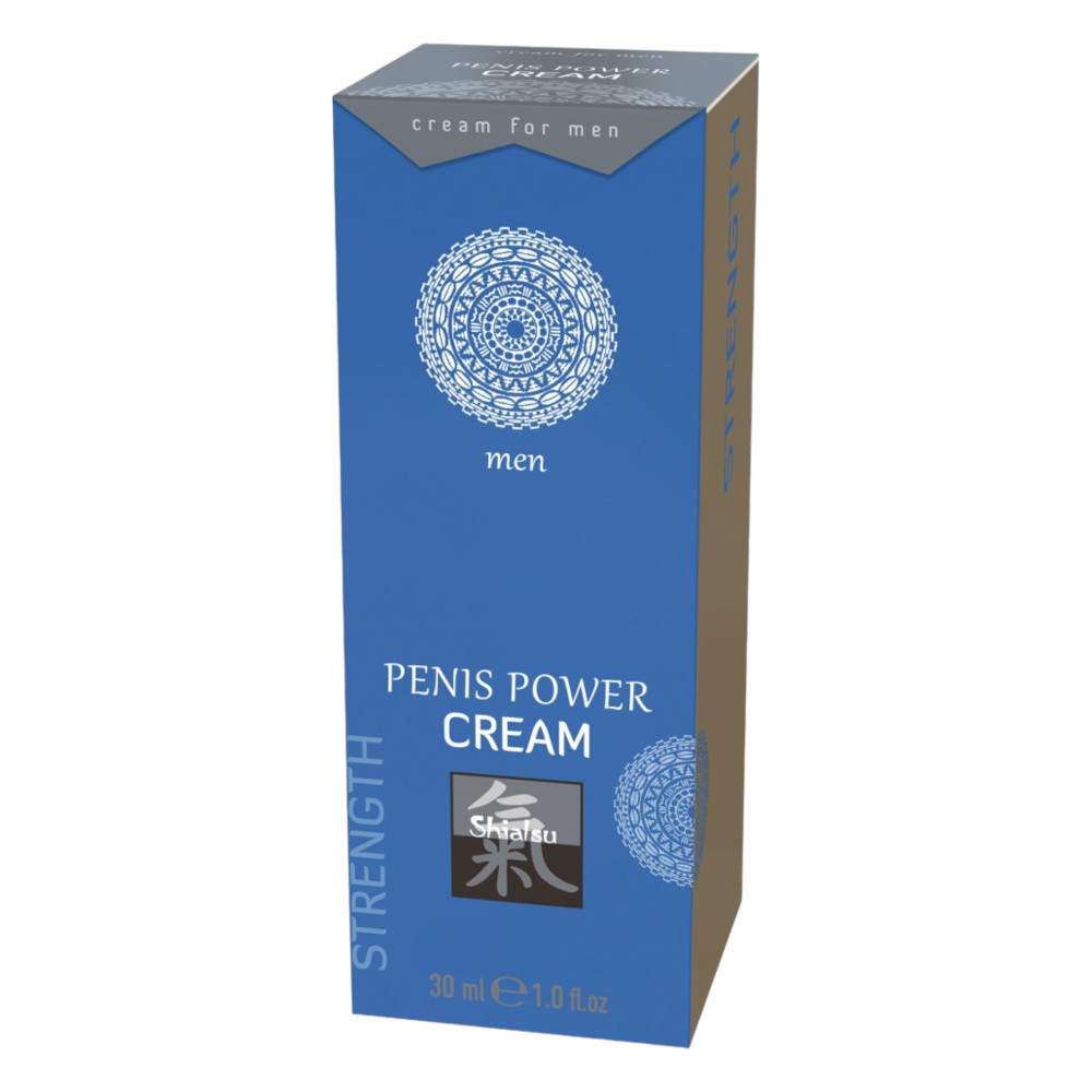 Levně HOT Shiatsu Penis Power - stimulační intimní krém pro muže (30ml)