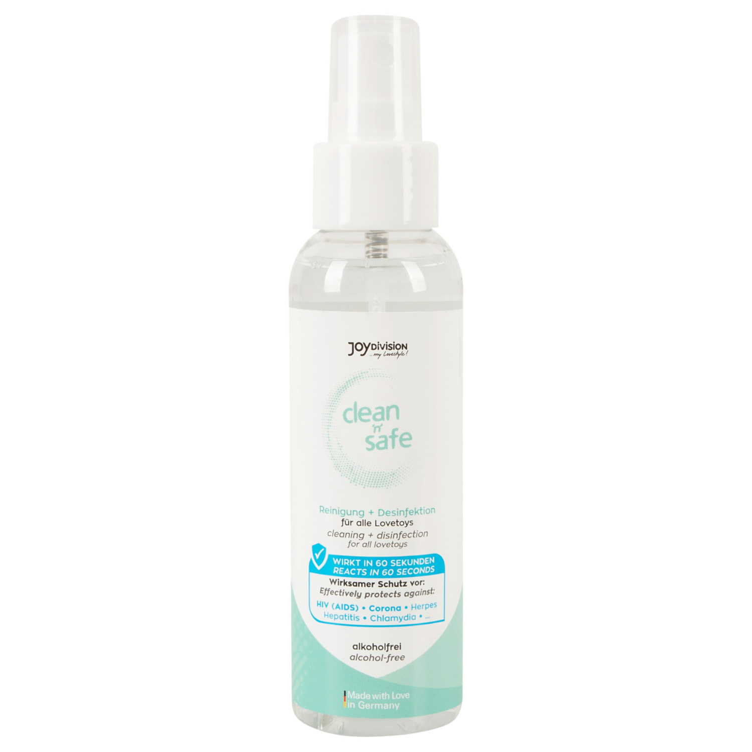 Clean Safe - Joydivision čistící prostředek na erotické pomůcky (100ml)