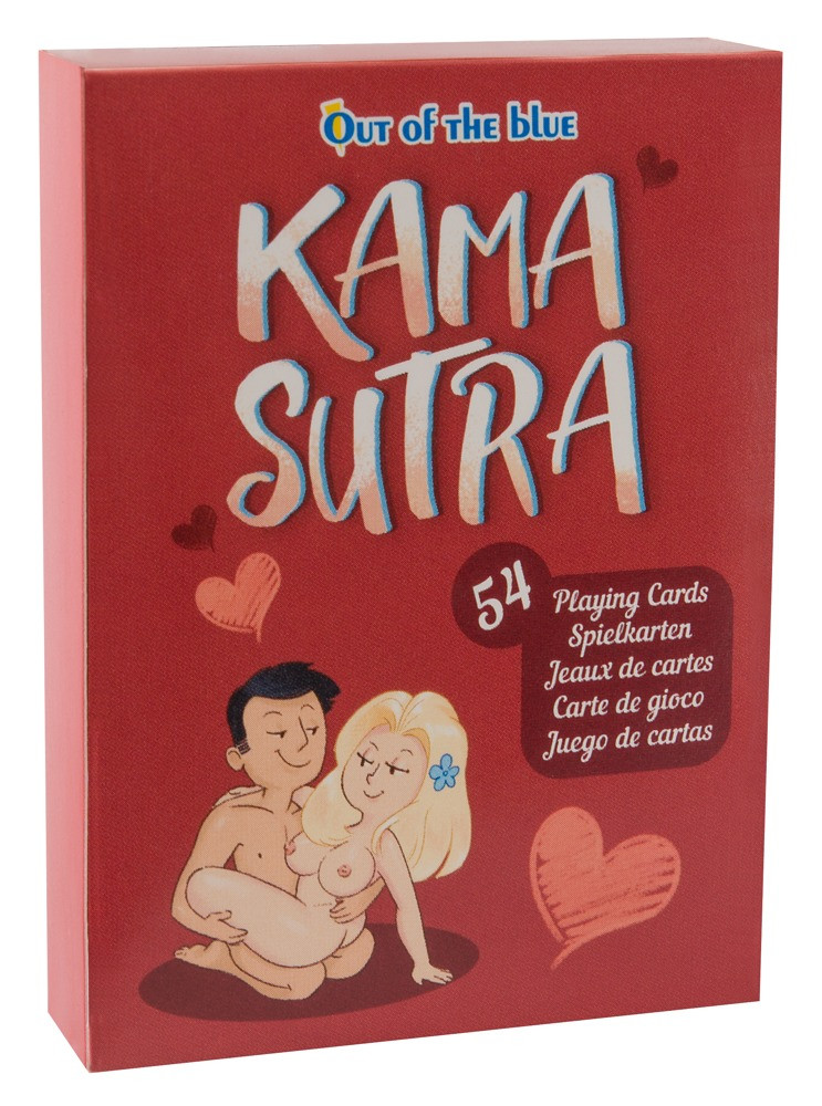 Levně Kama Sutra - francouzské karty s vtipnými sexuálními polohami (54 ks)
